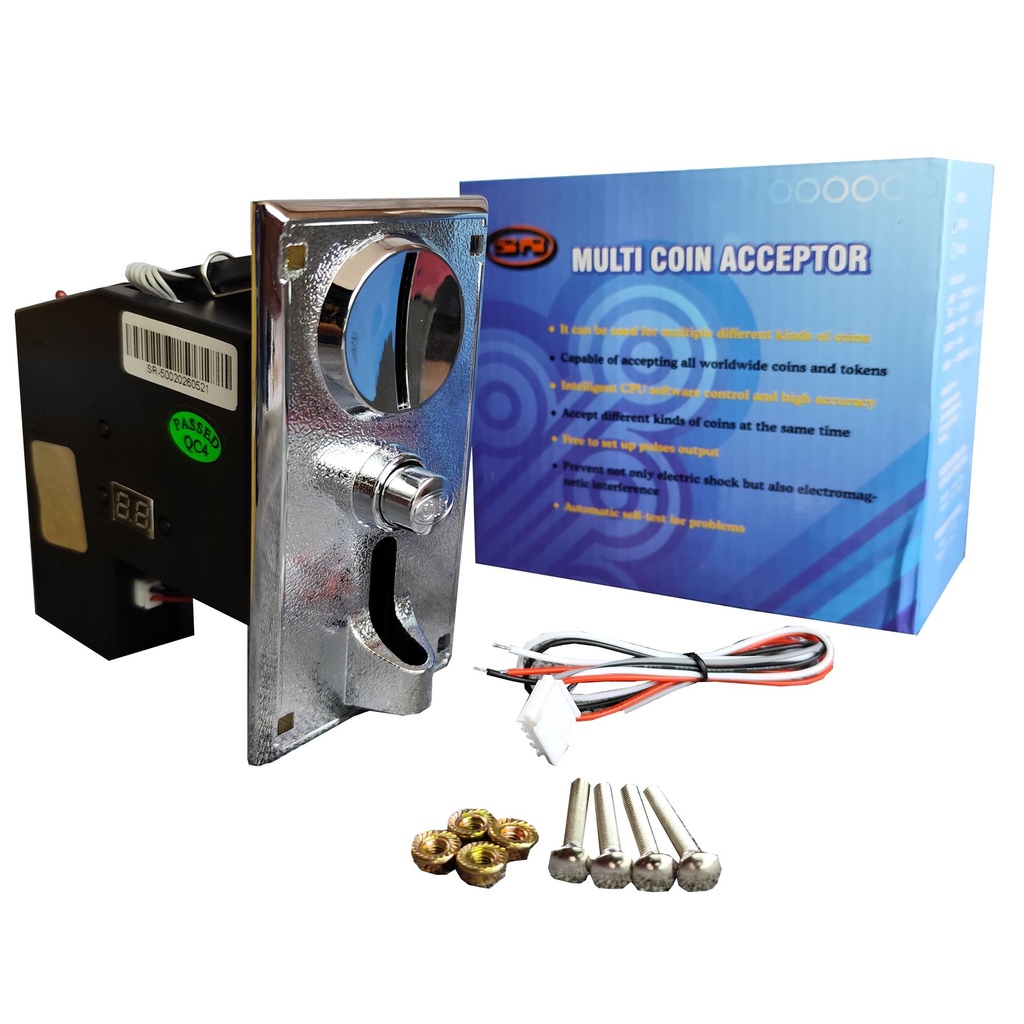 [SR-500] Monedero Multimonedas SR-500 Frente Metalico