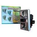 Monedero Multimonedas Loei con Luz LE-633S metalico