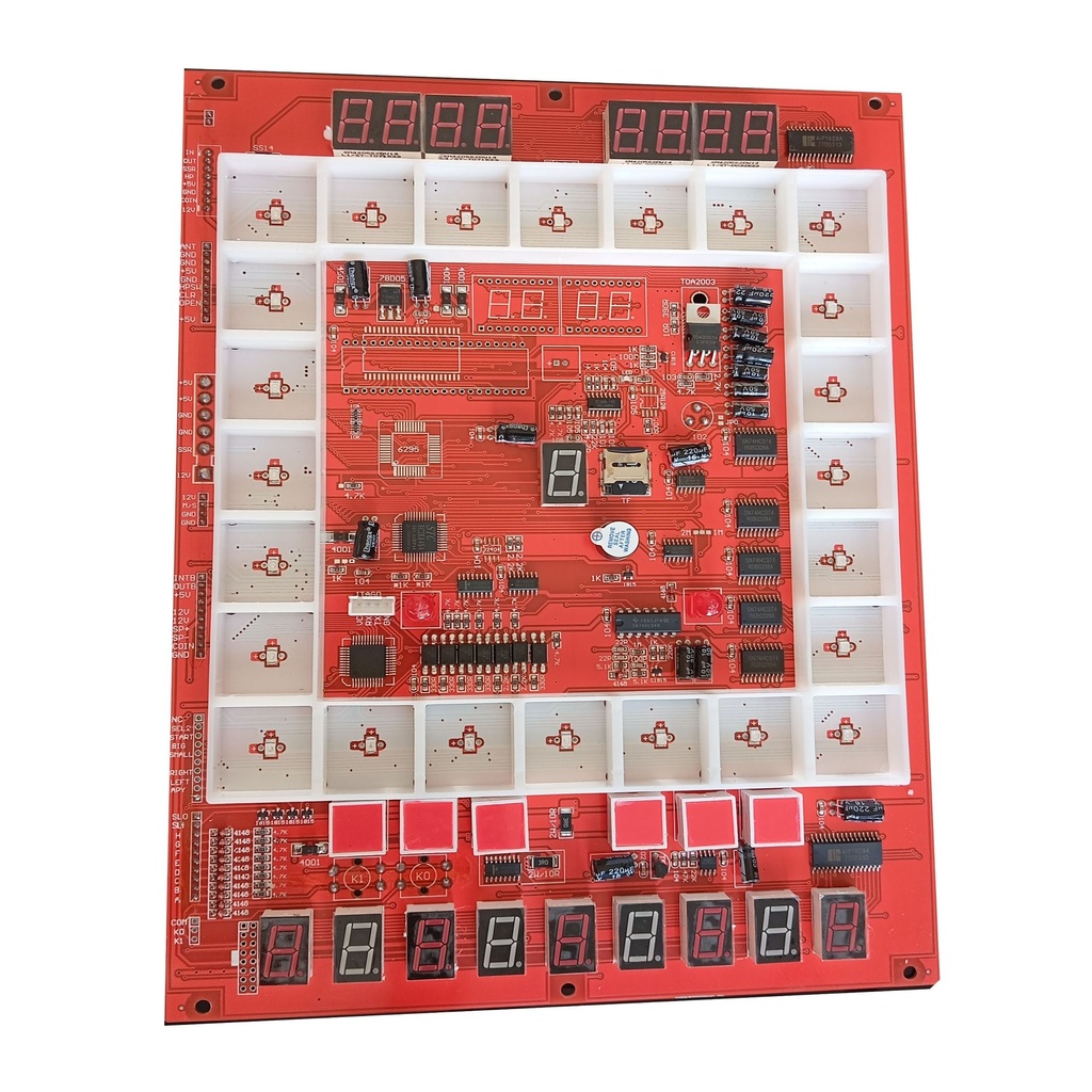 TARJETA PICACHU LED ROJA