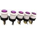 Boton Arcade Bicolor Morado
