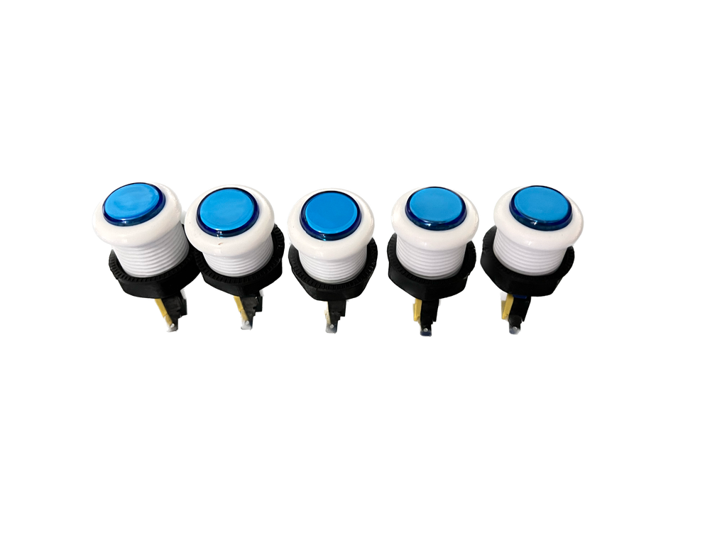 Boton Arcade Bicolor Azul