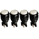 Boton con LUz  led camaleon Blanco