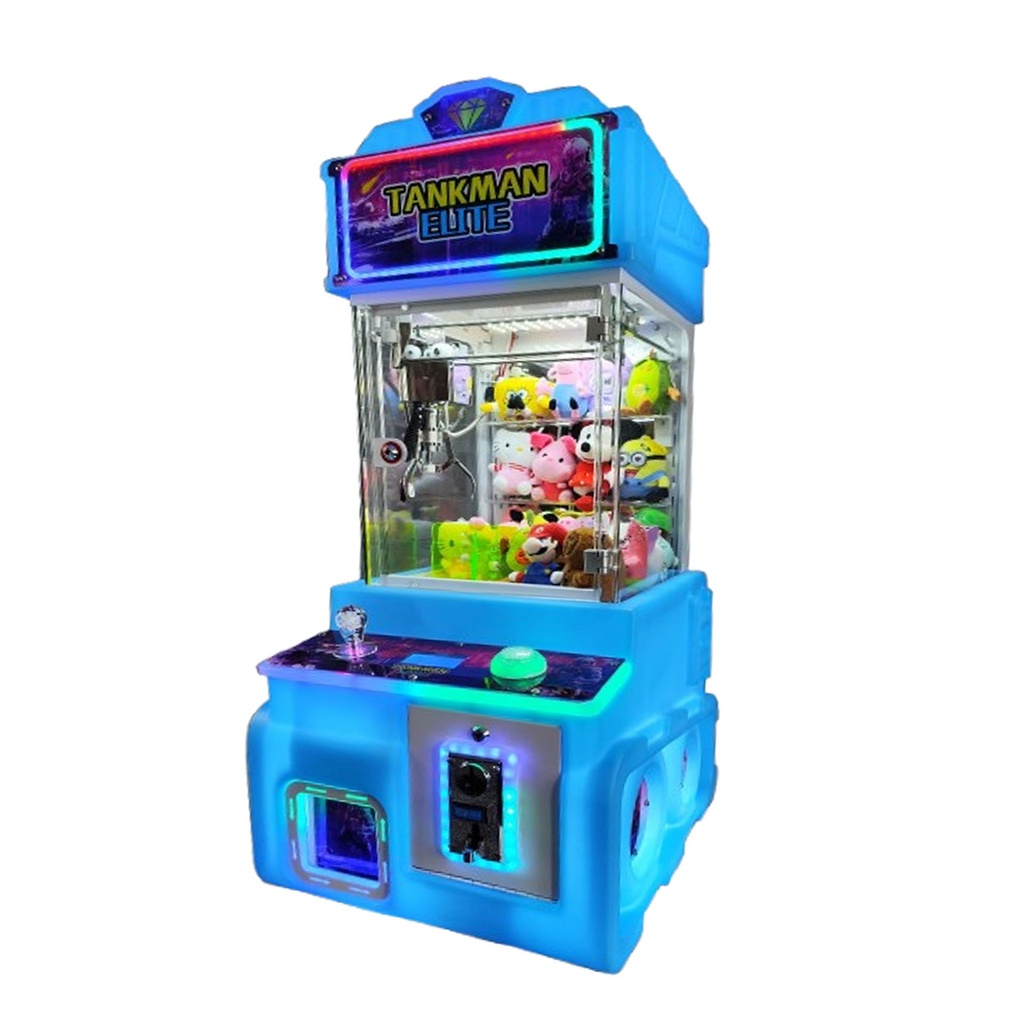 MAQUINA PELUCHERA MINI DOLL TANK MAN ELITE MUSICAL Azul