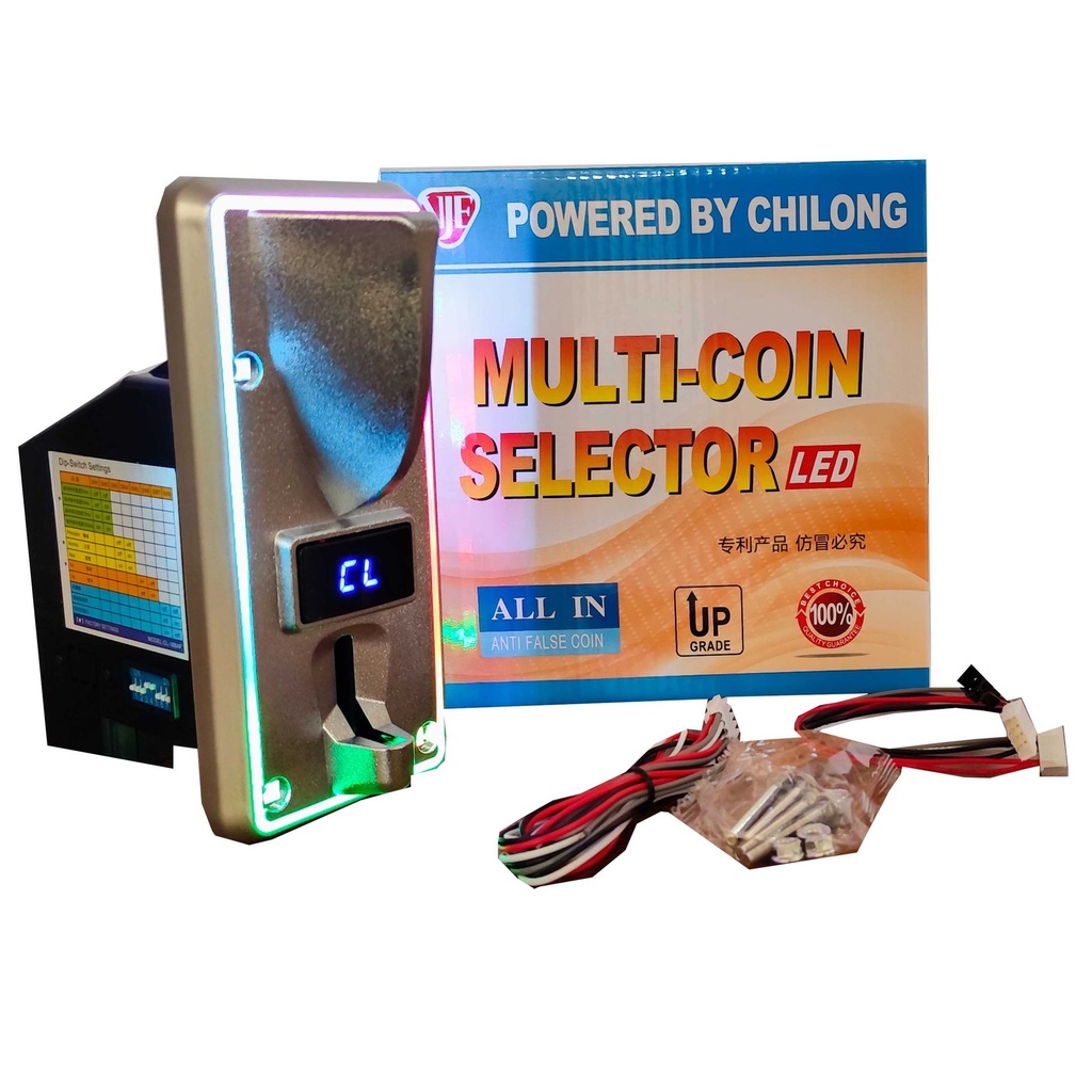 Monedero Multinomedas Chi Long  Pelicano con Luz CL-160-PLED