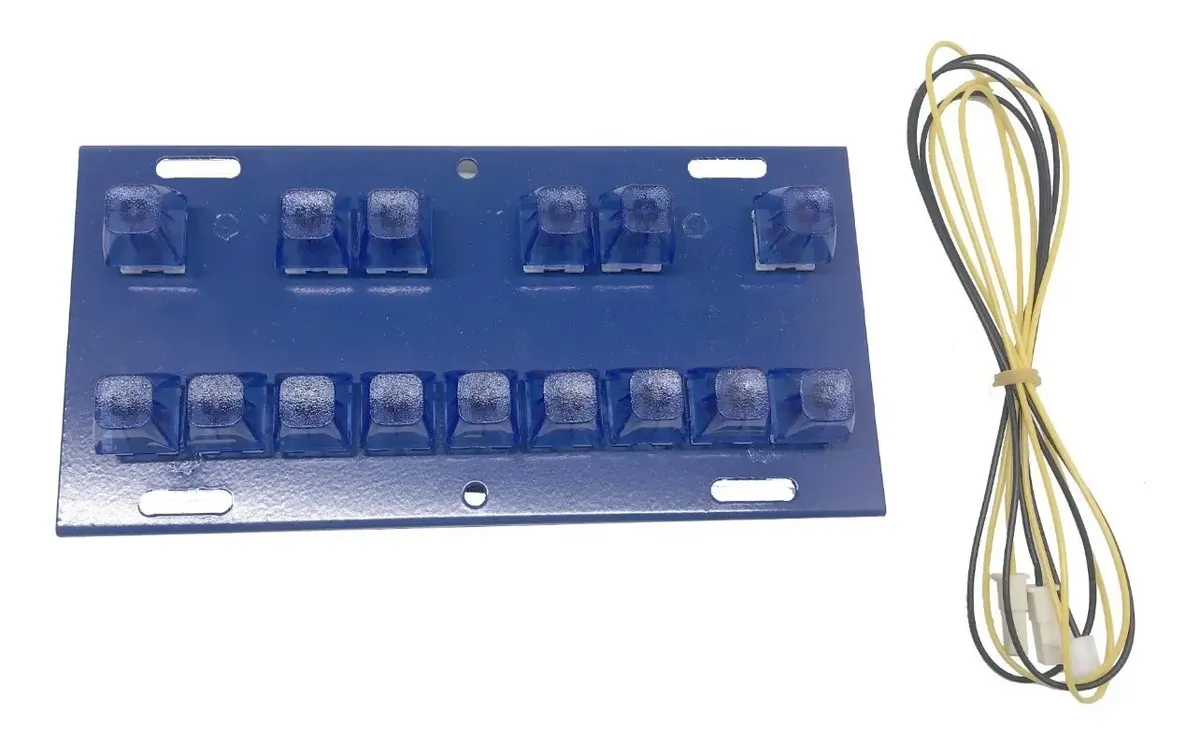 Teclado 9 botones Con Luz Azul